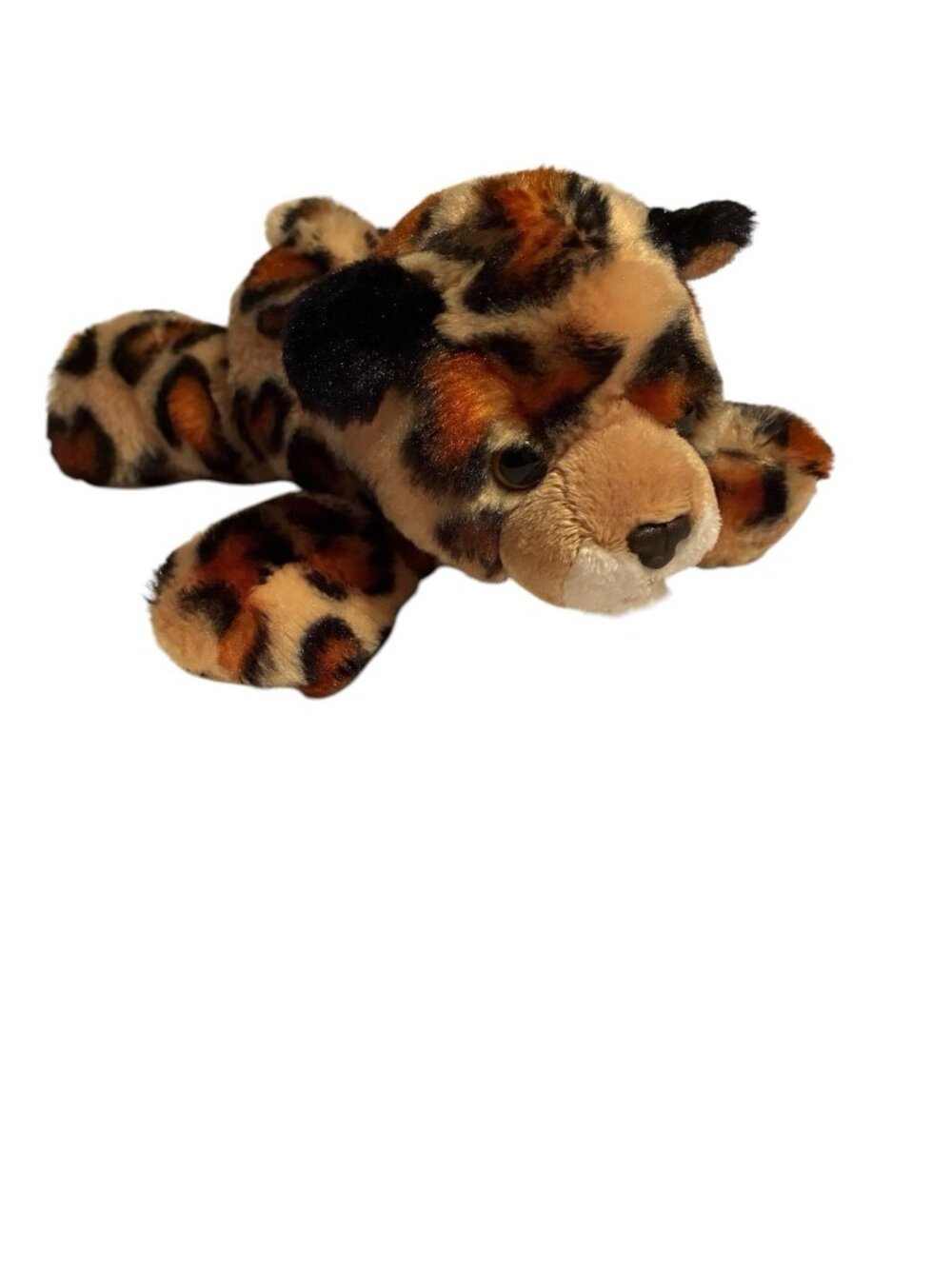 Aurora Leopard Plush Stuffed Animal Spotted Cat Laying Jungle Cat Stuffed Animal